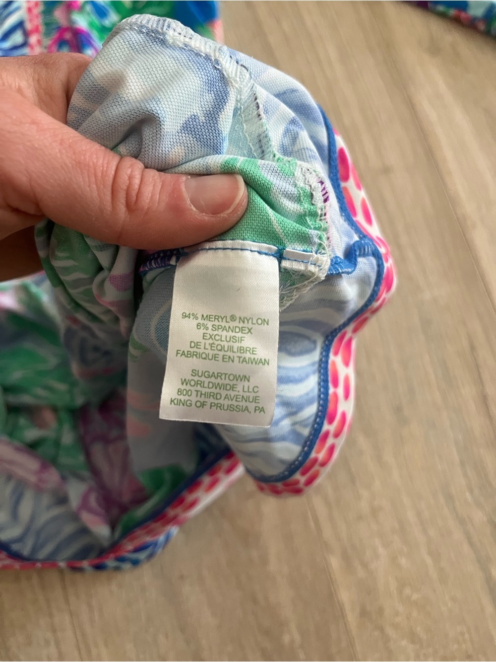 Lilly Pulitzer Nadine Dress UPF 50+ Pundy Blue Isle Be Back Chilly Lilly Small - Picture 4 of 5